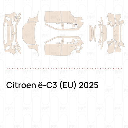 Pre-Cut PPF Citroen ë-C3 (EU) 2025