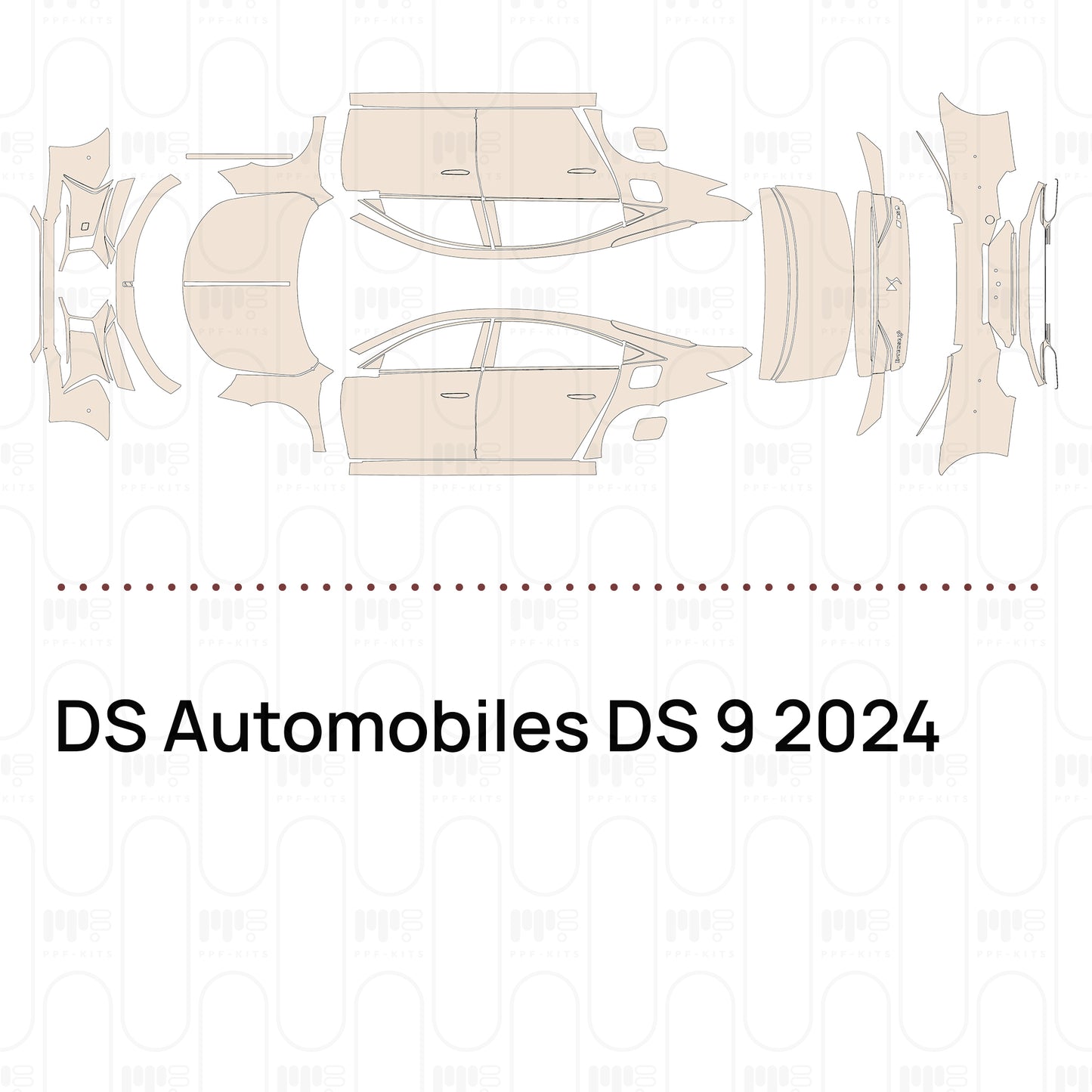 Pre-Cut PPF DS Automobiles DS 9 2024