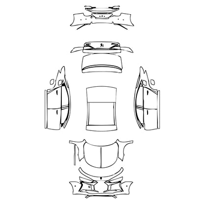 Passgenaue Lackschutzfolien PPF DS Automobiles DS 9 2025
