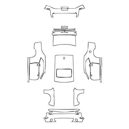 Pre-Cut PPF Dodge Challenger Standard body GT 2023 - PPF-Kits
