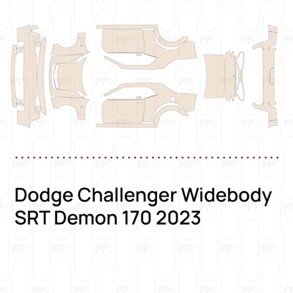 Pre-Cut PPF Dodge Challenger Widebody SRT Demon 170 2023