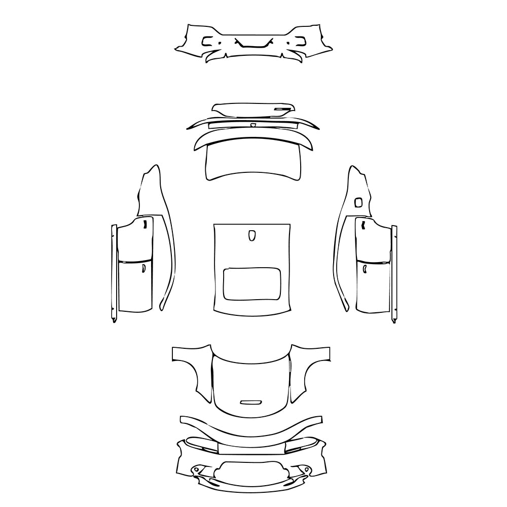 Pre-Cut PPF Dodge Charger Standard body GT 2023 - PPF-Kits