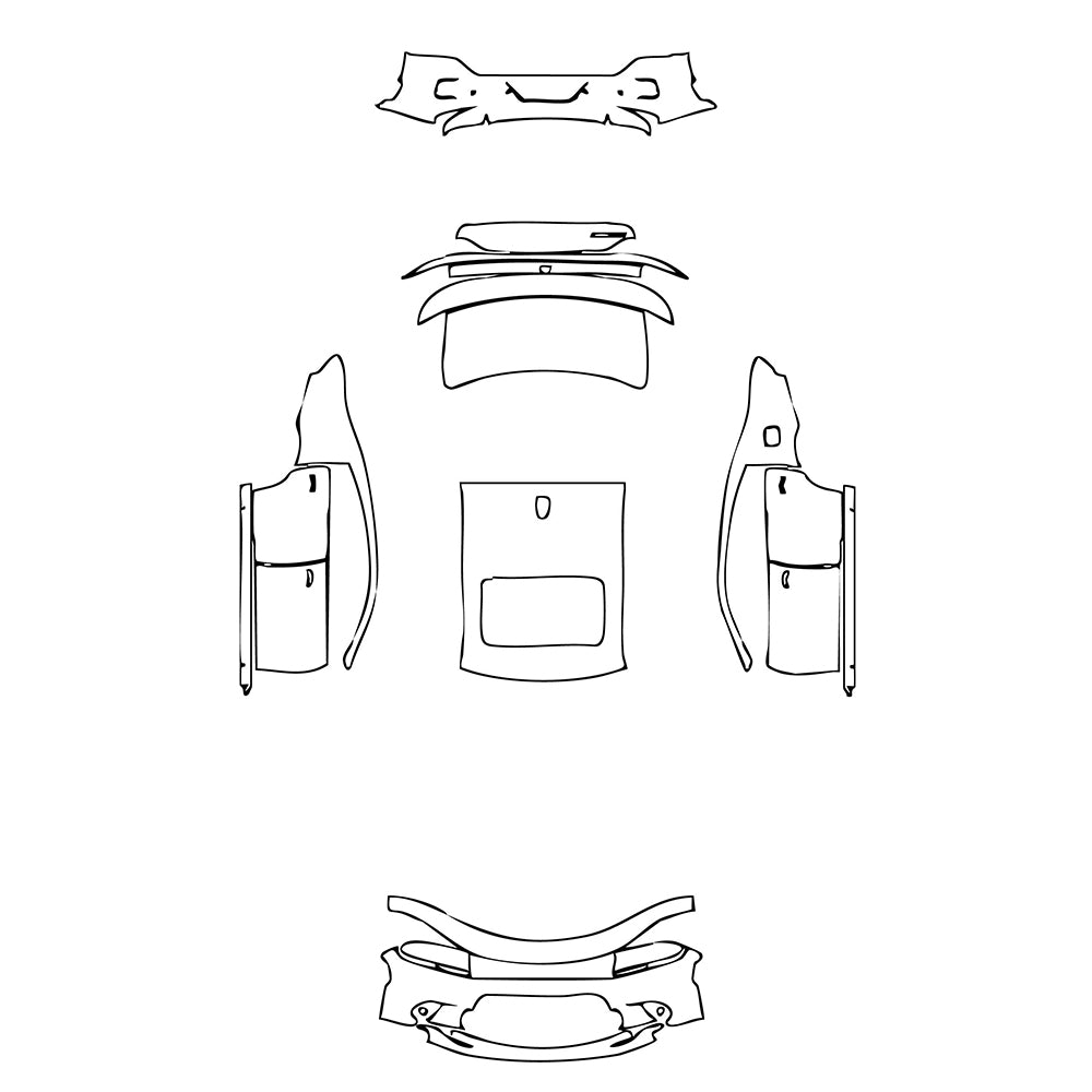Pre-Cut PPF Dodge Charger Standard body R T 2021 - PPF-Kits