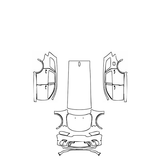 Pre-Cut PPF Dodge Durango GT PLUS 2024 - PPF-Kits