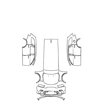 Pre-Cut PPF Dodge Durango SXT 2022 - PPF-Kits