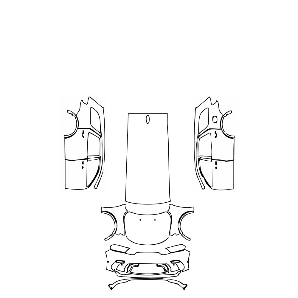 Pre-Cut PPF Dodge Durango SXT 2024 - PPF-Kits