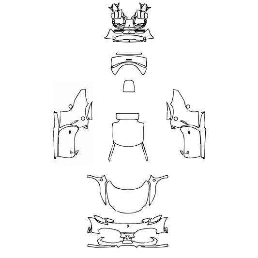 Pre-Cut PPF Ferrari 296 GTB 2023 - PPF-Kits