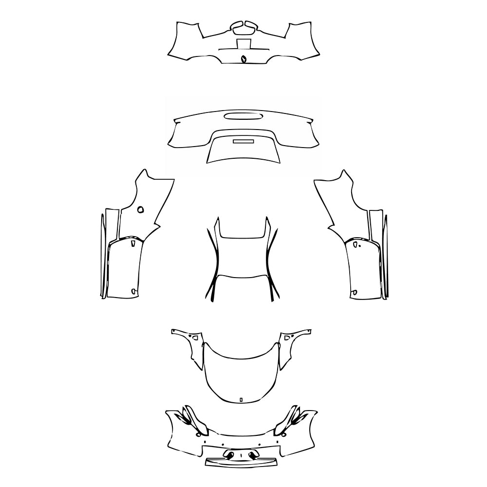 Pre-Cut PPF Ferrari 458 Italia 2015 - PPF-Kits