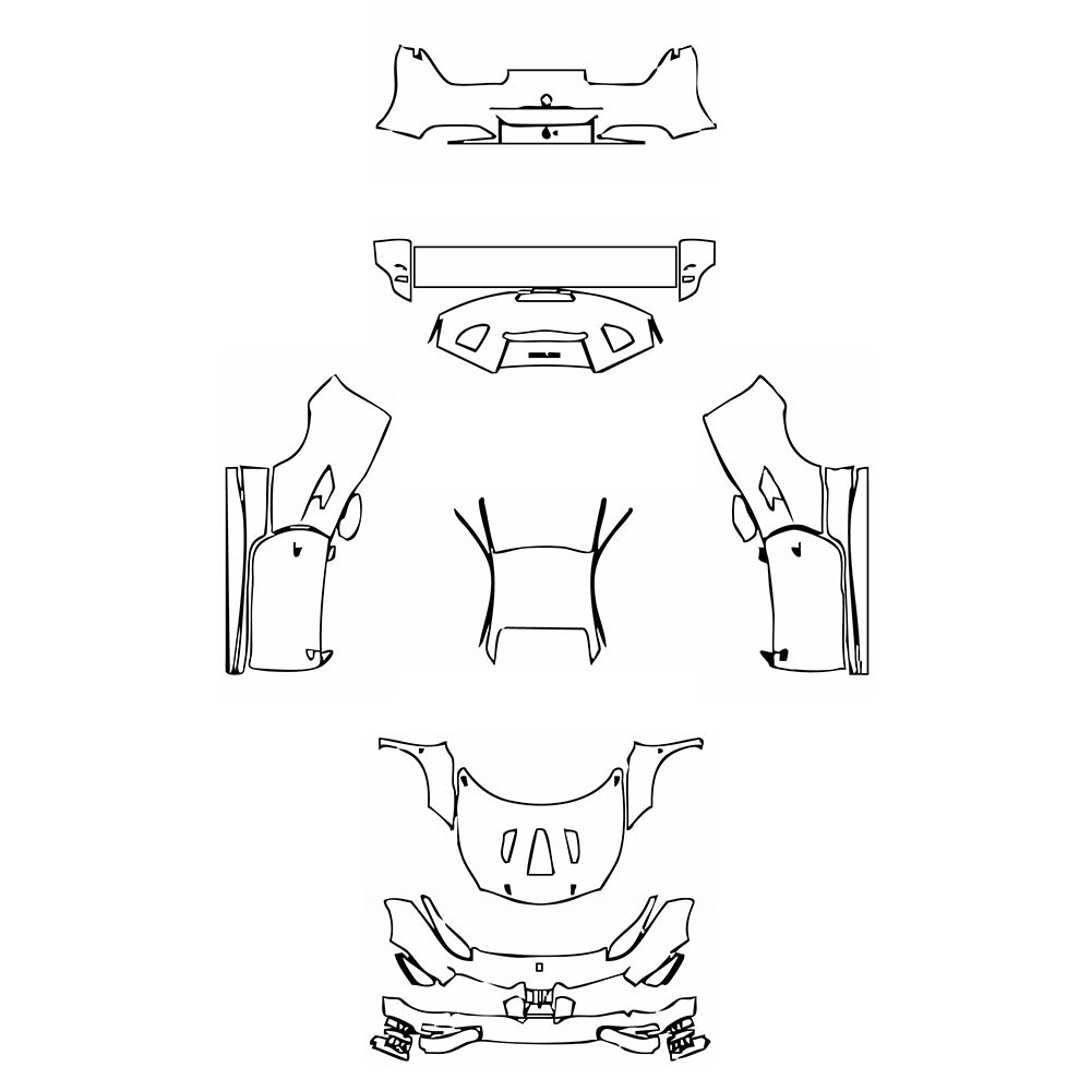 Pre-Cut PPF Ferrari 488 Challenge 2017 - PPF-Kits