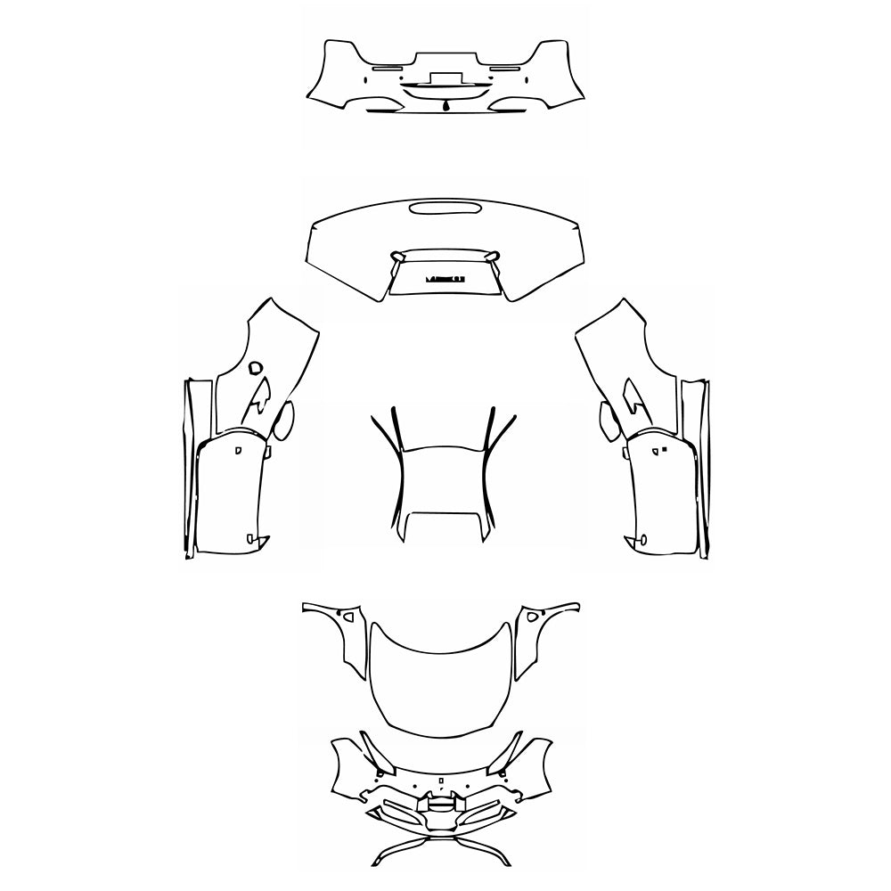 Pre-Cut PPF Ferrari 488 GTB 2018 - PPF-Kits