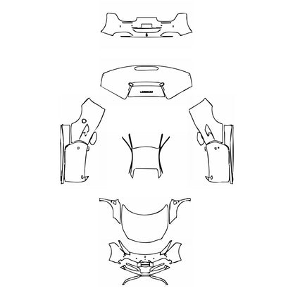 Pre-Cut PPF Ferrari 488 GTB 2019 - PPF-Kits