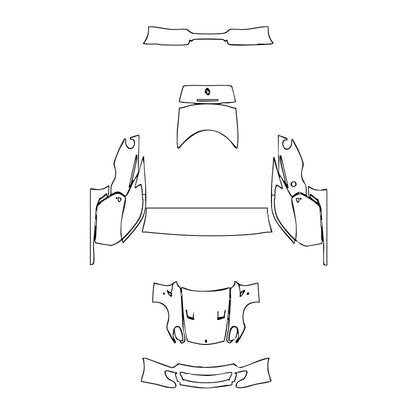 Pre-Cut PPF Ferrari 599 GTB Fiorano 2010 - PPF-Kits