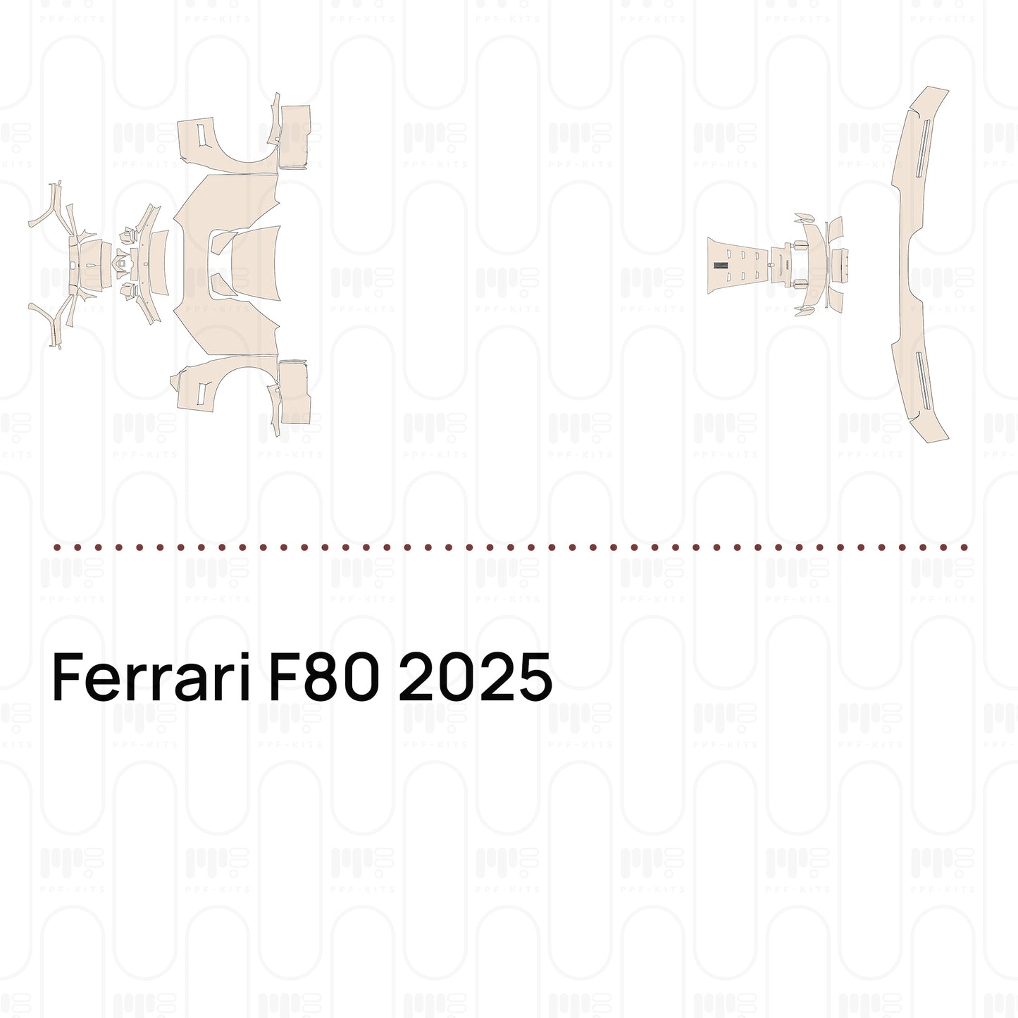 Pre-Cut PPF Ferrari F80 2025