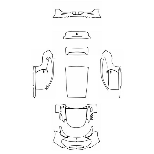 Pre-Cut PPF Ferrari GTC4Lusso GTC4Lusso 2016 - PPF-Kits