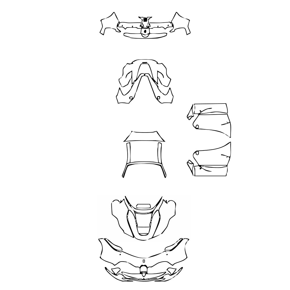 Pre-Cut PPF Ferrari LaFerrari Aperta 2017 - PPF-Kits