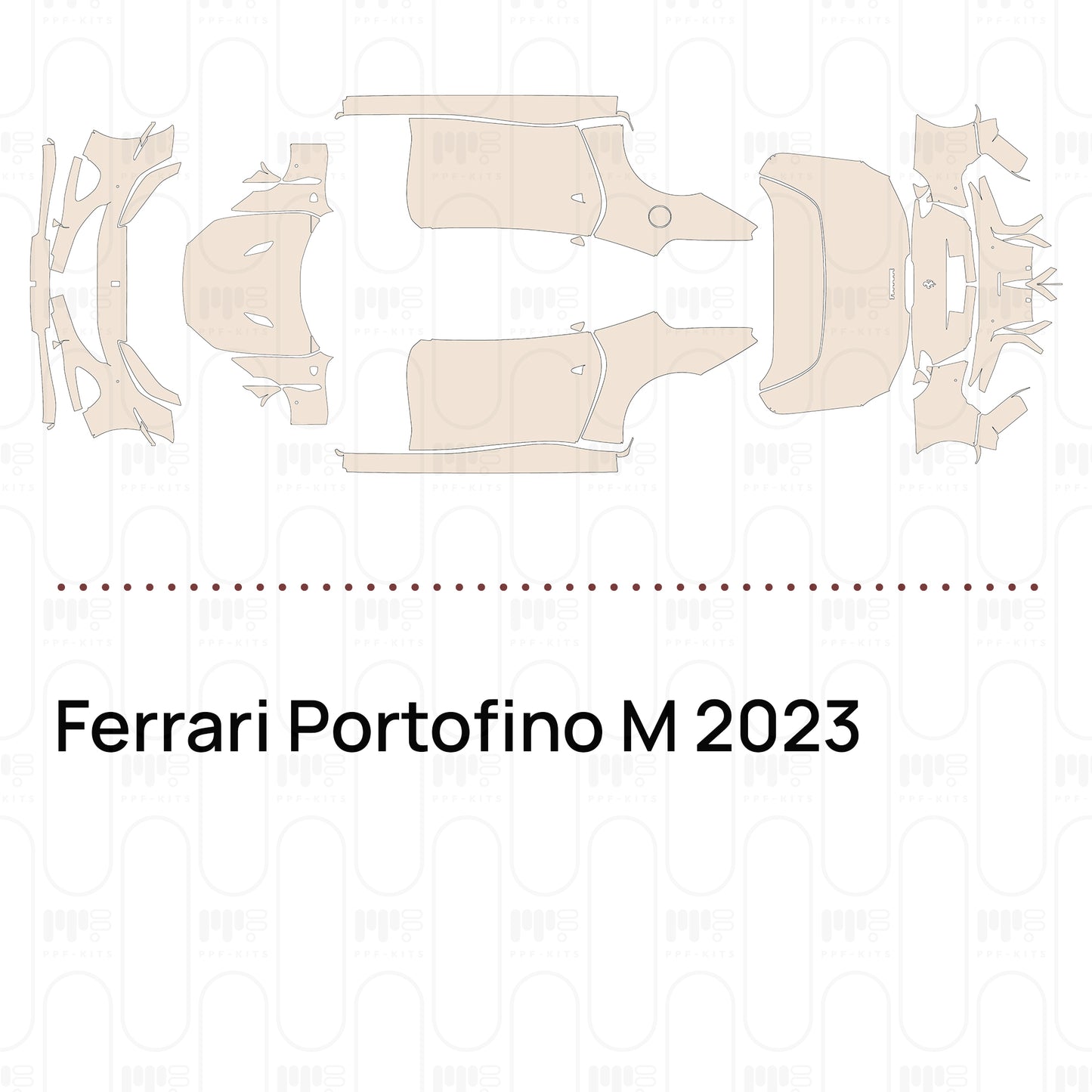 Pre-Cut PPF Ferrari Portofino M 2023