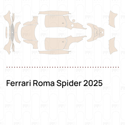 Pre-Cut PPF Ferrari Roma Spider 2025