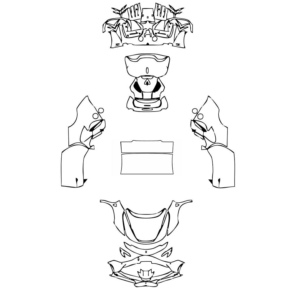 Pre-Cut PPF Ferrari SF90 Spider 2021 - PPF-Kits