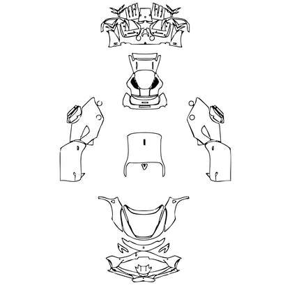 Pre-Cut PPF Ferrari SF90 Stradale 2021 - PPF-Kits