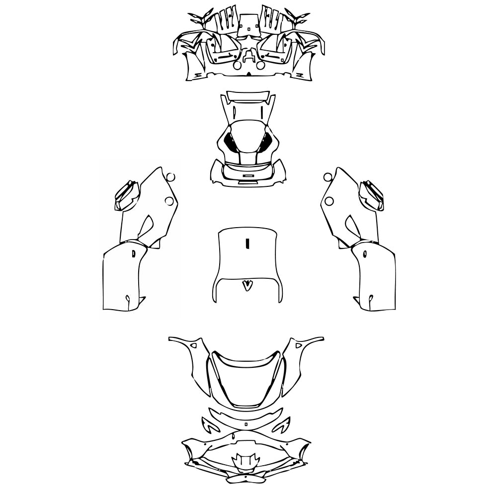 Pre-Cut PPF Ferrari SF90 Stradale 2023 - PPF-Kits