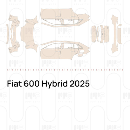 Pre-Cut PPF Fiat 600 Hybrid 2025
