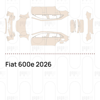 Pre-Cut PPF Fiat 600e 2026
