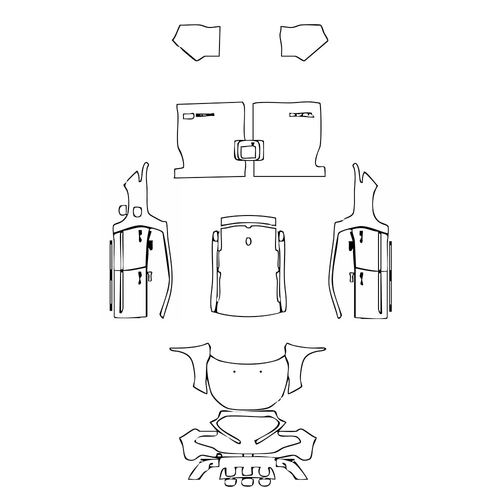 Pre-Cut PPF Fiat Toro 2024 - PPF-Kits