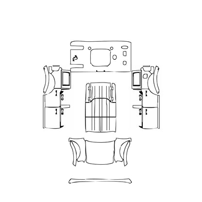 Pre-Cut PPF Ford Bronco 4 Door Black Diamond 2024 - PPF-Kits