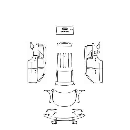 Pre-Cut PPF Ford Bronco Sport Big Bend 2022 - PPF-Kits