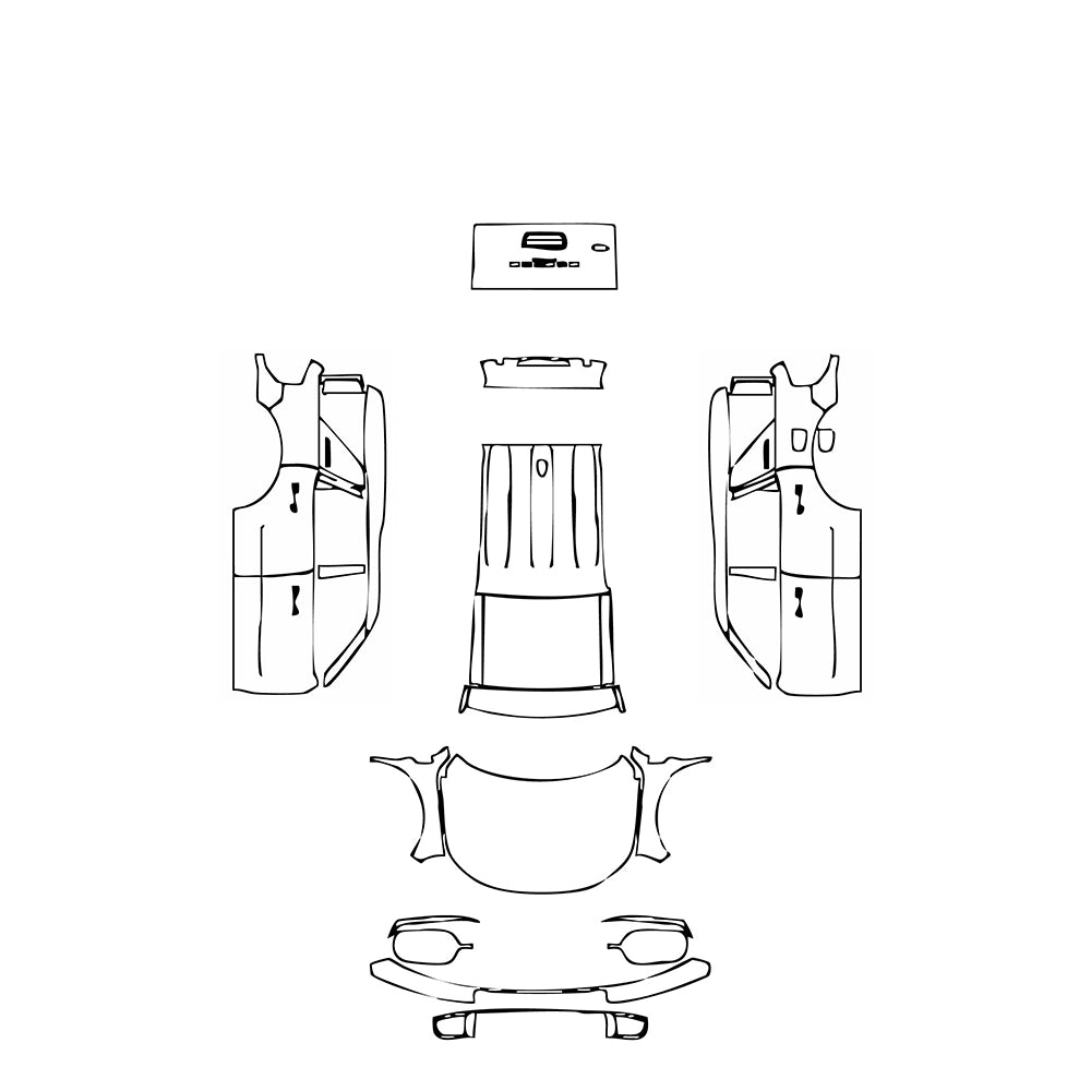 Pre-Cut PPF Ford Bronco Sport Big Bend 2024 - PPF-Kits