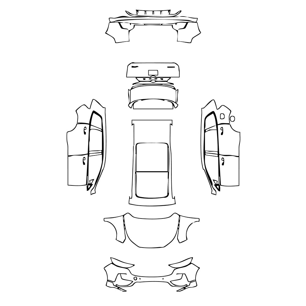 Pre-Cut PPF Ford EDGE Luxury 2022 - PPF-Kits
