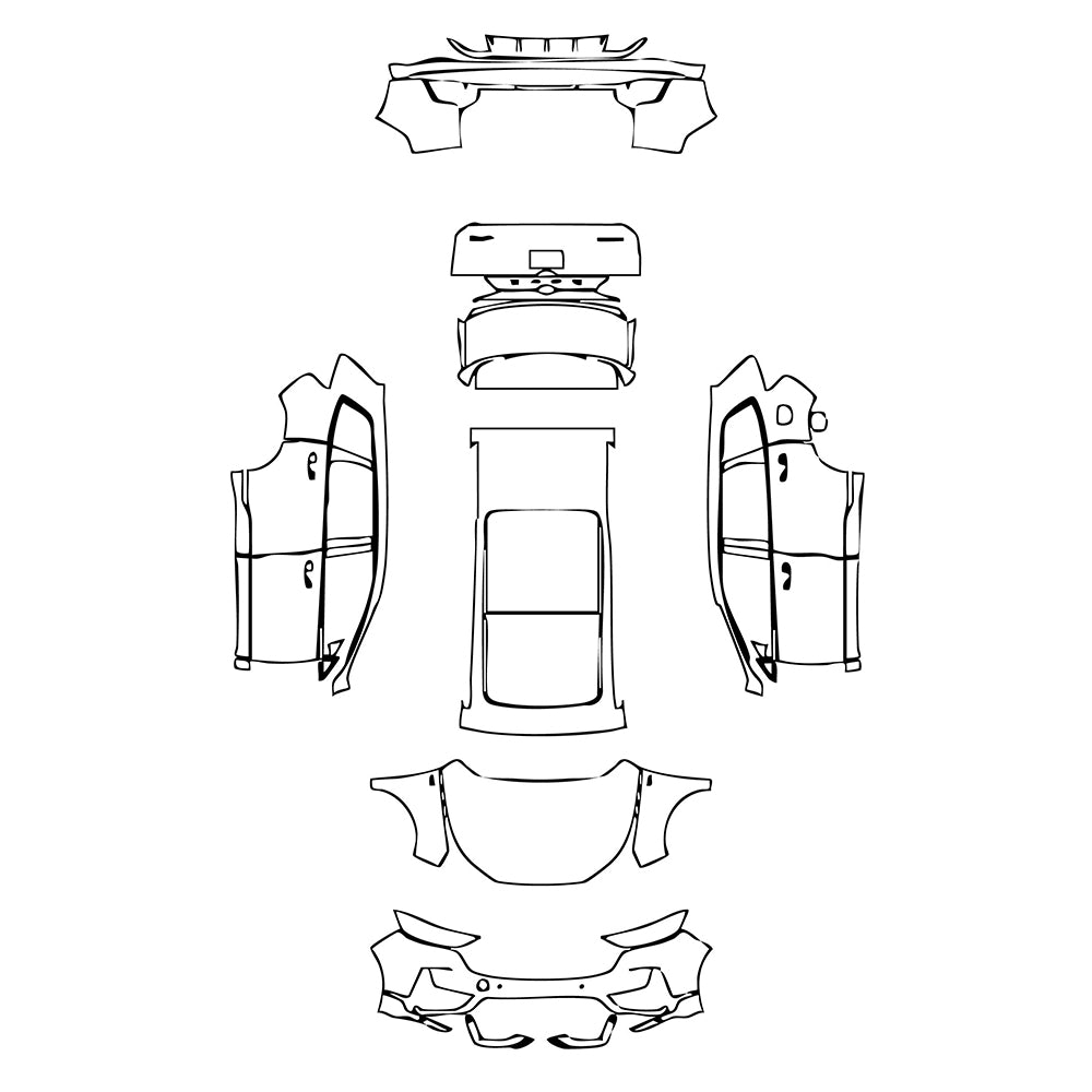 Pre-Cut PPF Ford EDGE ST-line 2021 - PPF-Kits