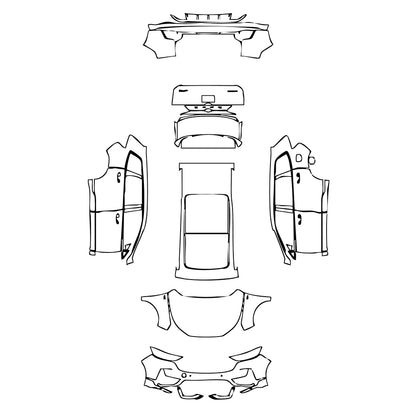 Pre-Cut PPF Ford EDGE ST-line 2022 - PPF-Kits