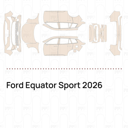 Pre-Cut PPF Ford Equator Sport 2026