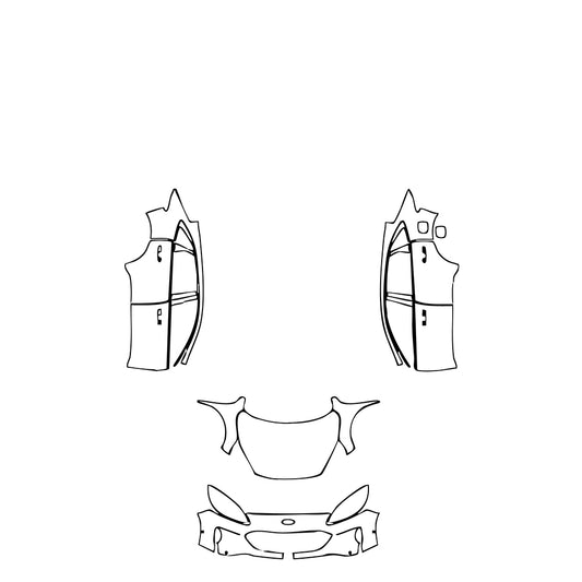 Pre-Cut PPF Ford Escape (US) SE 2021 - PPF-Kits