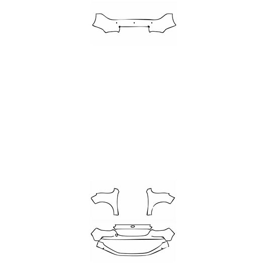 Pre-Cut PPF Ford Escort Luxury 2020 - PPF-Kits