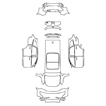 Pre-Cut PPF Ford Everest Base 2021 - PPF-Kits