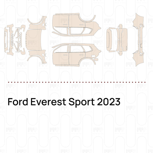 Pre-Cut PPF Ford Everest Sport 2023