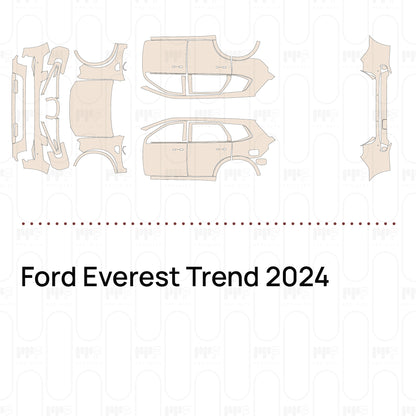 Pre-Cut PPF Ford Everest Trend 2024
