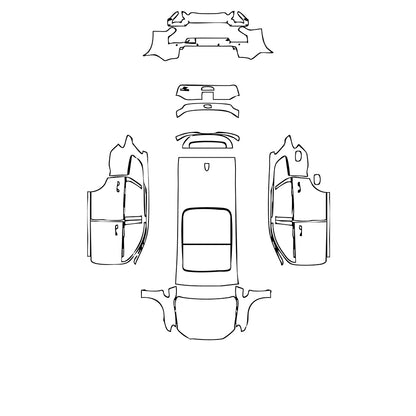 Pre-Cut PPF Ford Everest sport 2018 - PPF-Kits