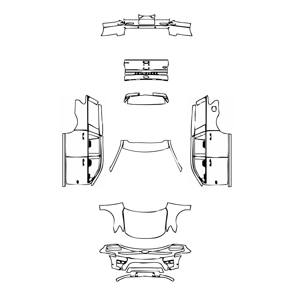 Pre-Cut PPF Ford Expedition Extended Wheelbase King Ranch 2022 - PPF-Kits