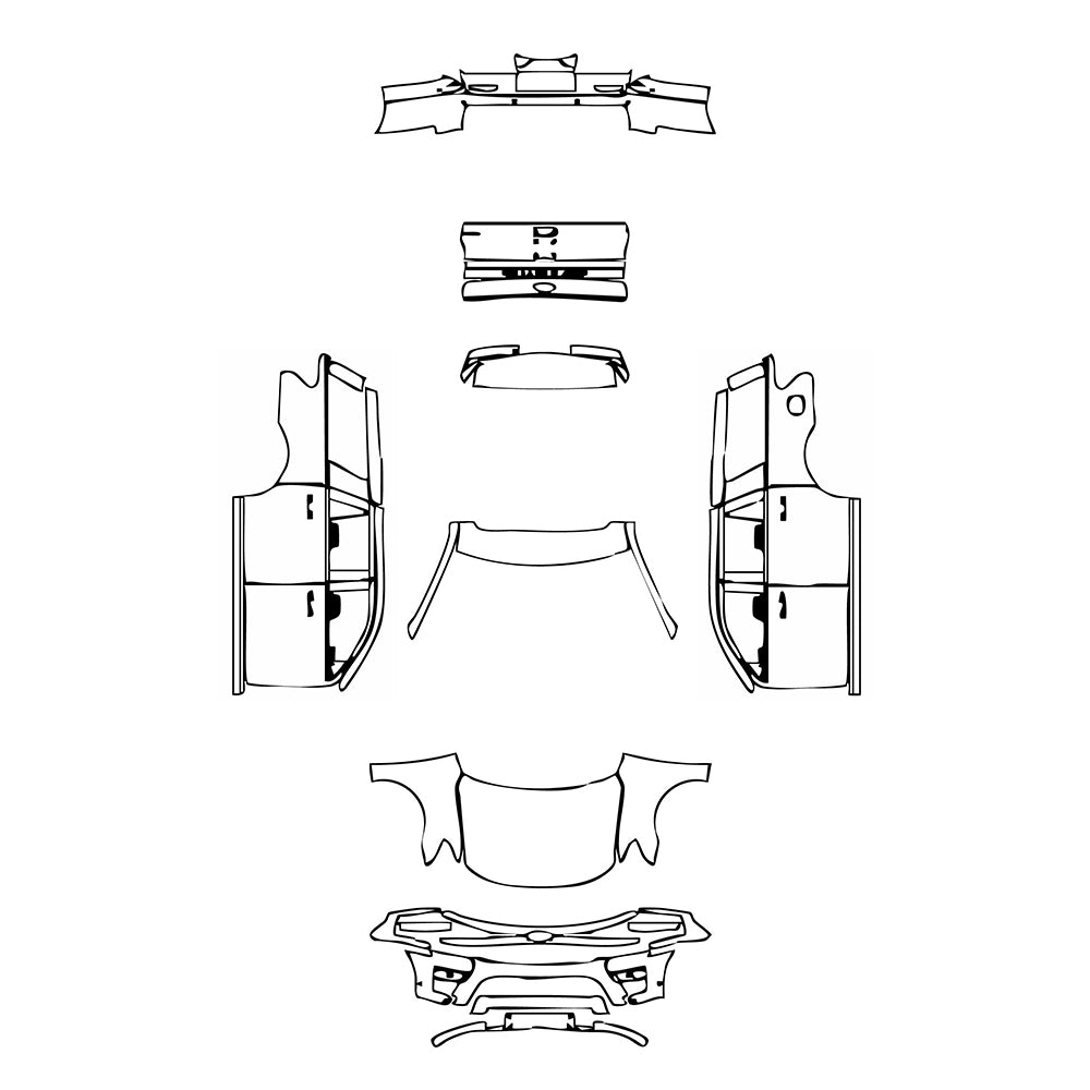 Pre-Cut PPF Ford Expedition Extended Wheelbase Platinum 2022 - PPF-Kits
