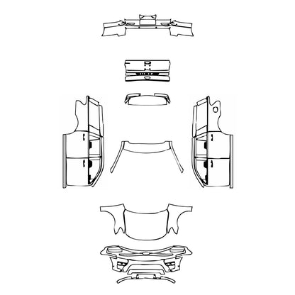 Pre-Cut PPF Ford Expedition Extended Wheelbase Platinum 2024 - PPF-Kits