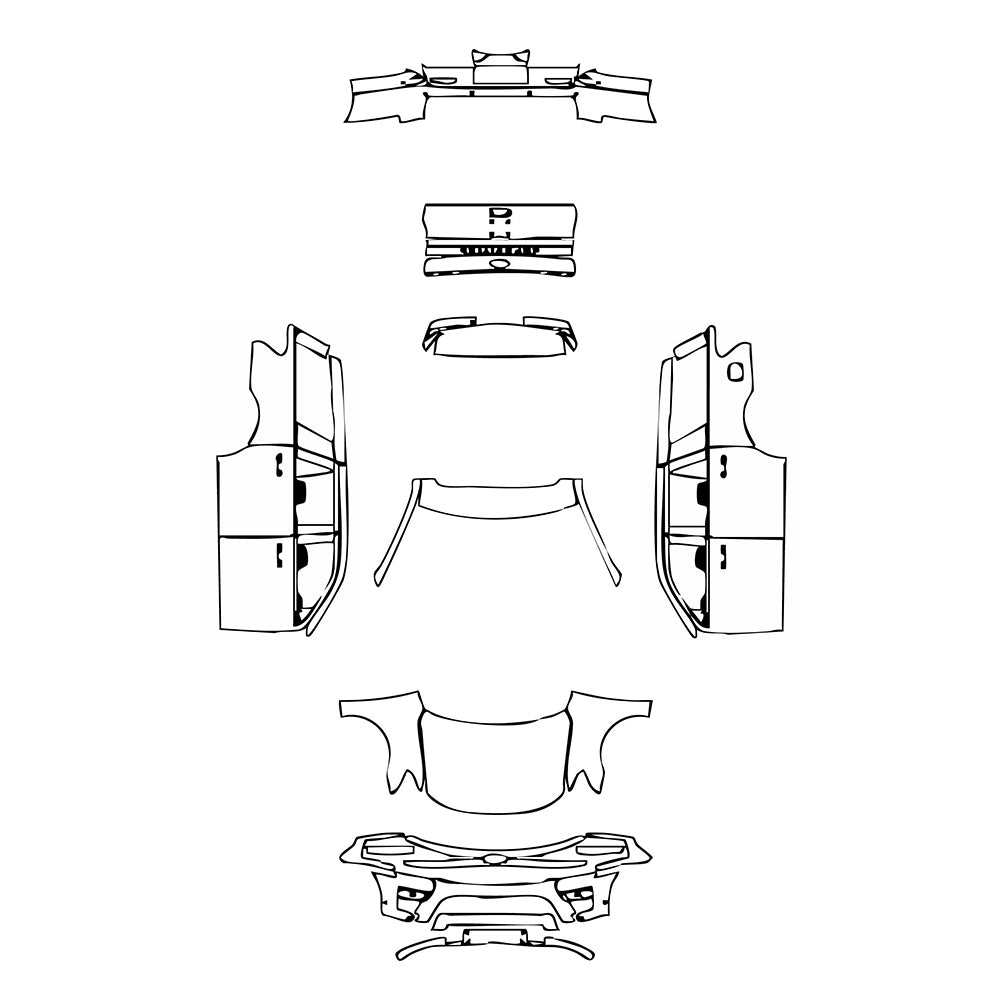 Pre-Cut PPF Ford Expedition Extended Wheelbase XLT 2022 - PPF-Kits
