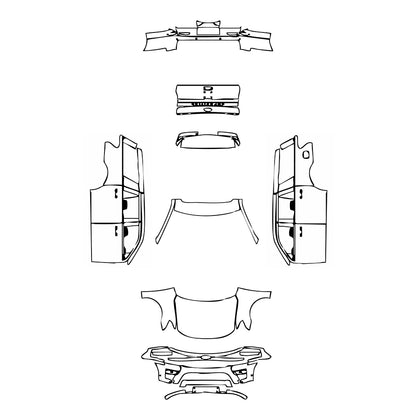 Pre-Cut PPF Ford Expedition Extended Wheelbase XLT 2022 - PPF-Kits