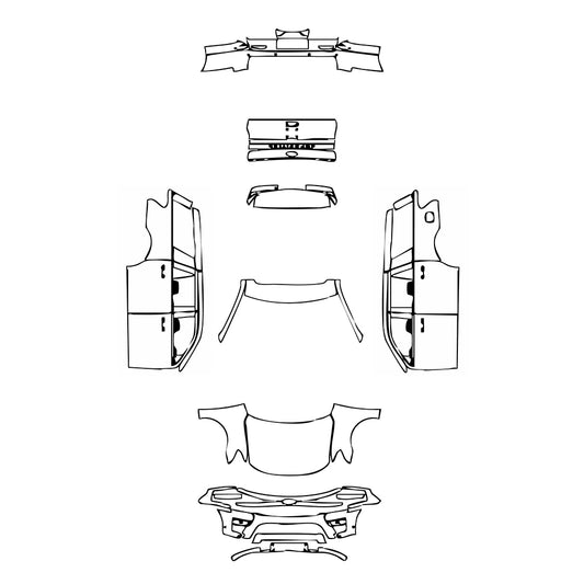 Pre-Cut PPF Ford Expedition Extended Wheelbase XLT 2022 - PPF-Kits