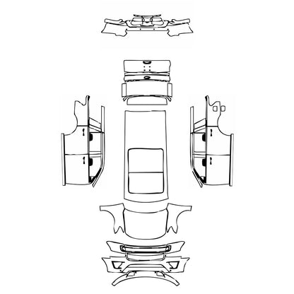 Pre-Cut PPF Ford Expedition Standard Wheelbase King Ranch 2019 - PPF-Kits