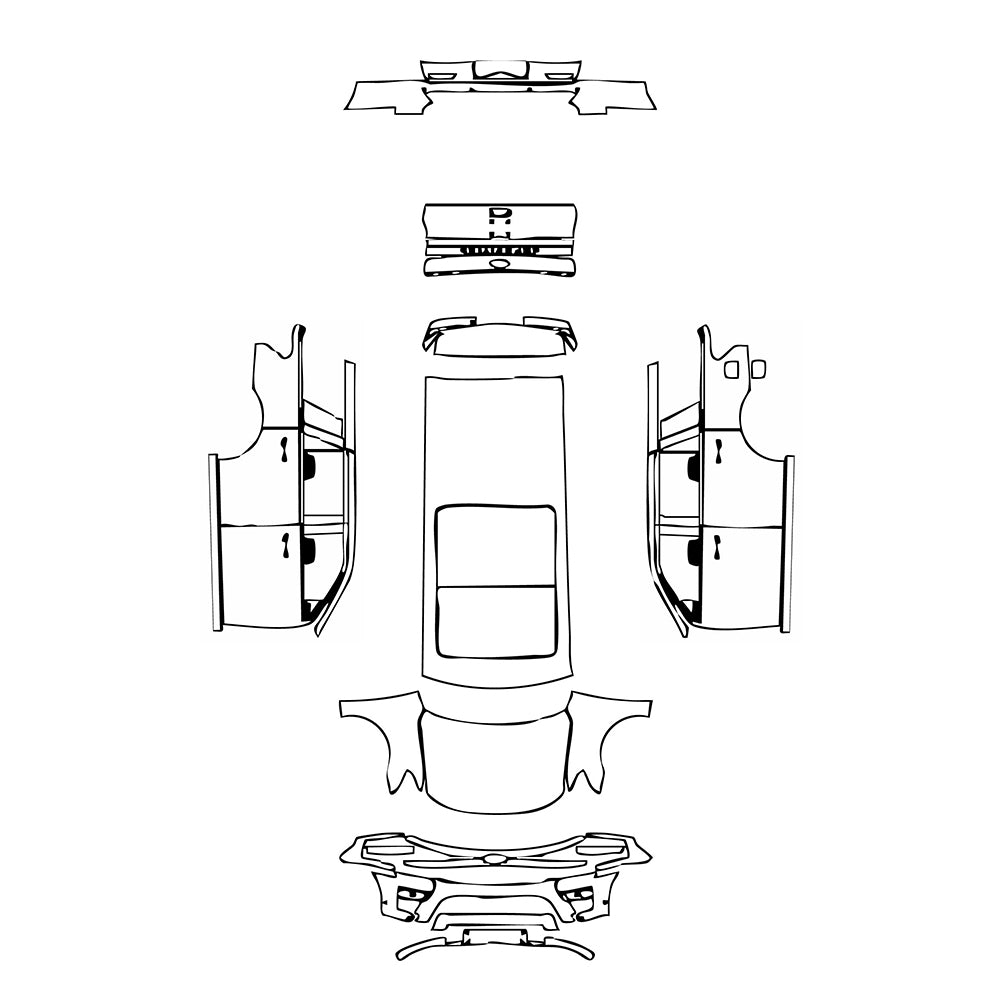Pre-Cut PPF Ford Expedition Standard Wheelbase Limited 2024 - PPF-Kits