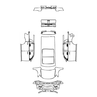 Pre-Cut PPF Ford Expedition Standard Wheelbase Platinum 2024 - PPF-Kits