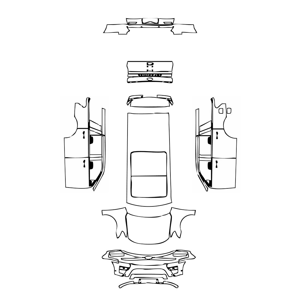 Pre-Cut PPF Ford Expedition Standard Wheelbase XLT 2024 - PPF-Kits